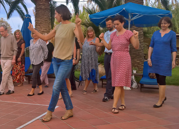 Griechisch tanzen auf Kreta